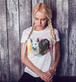 Super T-Shirt mit einem originellen Bild Ihres Haustieres