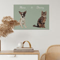 Original-Gemälde Ihres gesamten Haustieres auf Leinwand